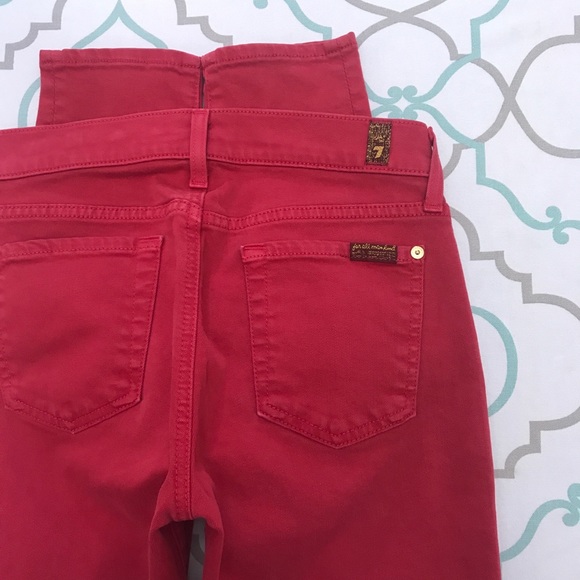 7 For All Mankind Denim - 💙👖SUPER❤️CUTE! 7FAM SKINNY👖💙25 (0) 29.75” EUC